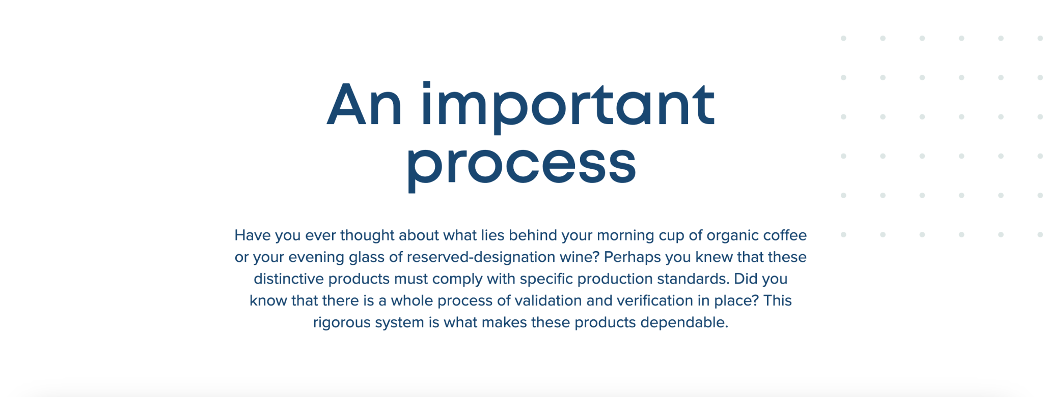 Accreditation process