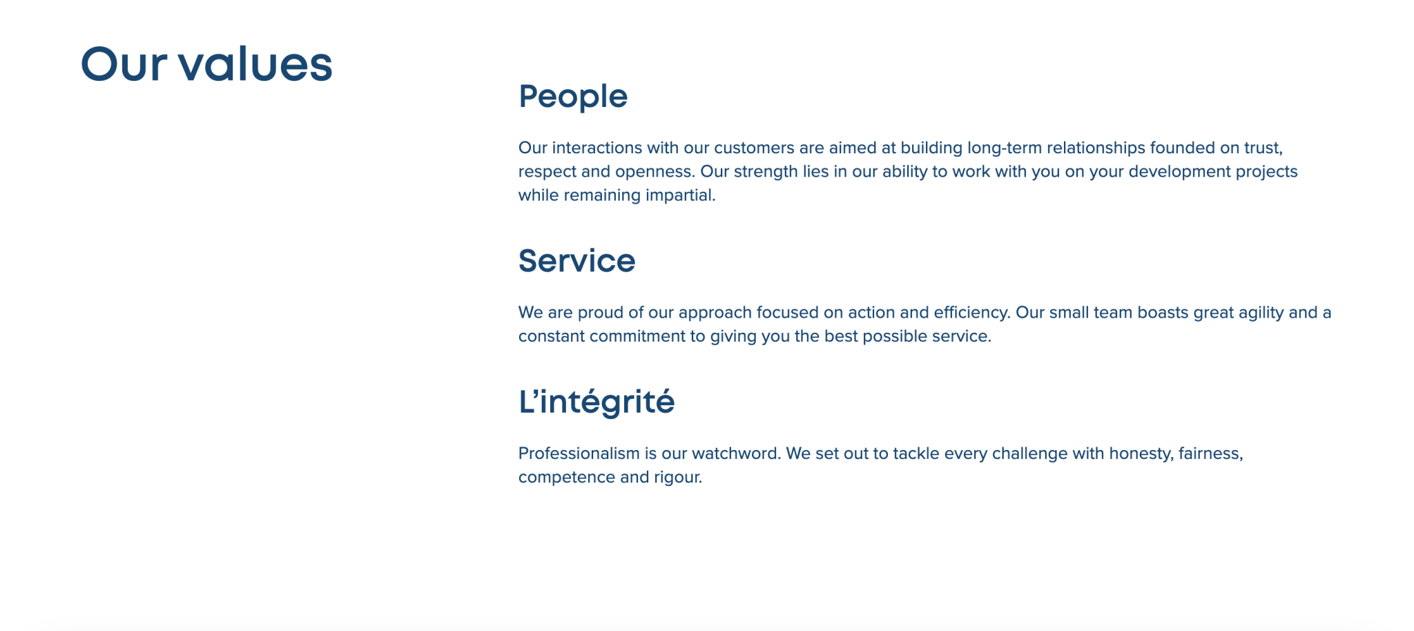 IAC approach
