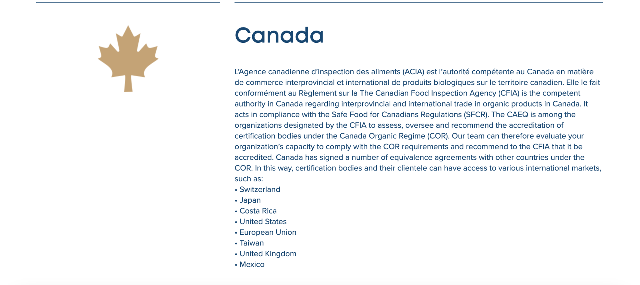 IAC service details